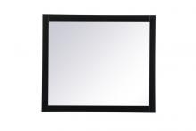 Elegant VM24236BK - Aqua vanity mirror 42x36 inch in black