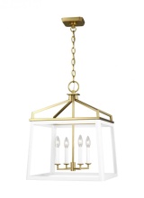 Visual Comfort & Co. Studio Collection CC1554MWTBBS - Carlow Large Lantern