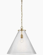 Visual Comfort & Co. Studio Collection TOB 5227HAB/G6-SG - Katie Large Conical Pendant