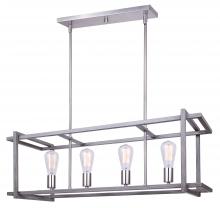 Canarm ICH1066A04BNB33 - Carli 4 Light Chandelier, Nickel Finish