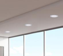 Canarm LED-BR4P-WT-HD - LED Baffle Recess Downlight, Spec. LED-BR4P-WT-HD, 4 IN White Color Trim, 9W Dimmable, 3000K