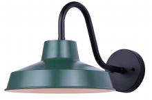 Canarm IOL446GR - Wallace, Spec. IOL446GR, Green Color, 1 Lt Outdoor Down Light, 1 x 100W Type A,