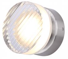 Canarm LWL297A05BN - BENNI 5.375 in. 1 Light Brushed Nickel Integrated LED Wall Light with Clear Acrylic Shade,