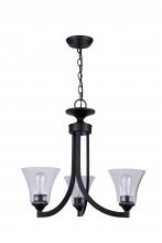 Canarm ICH587A03ORB-RG - Canarm 3 Light Chandelier