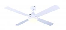 Canarm CF48FOL4WH - Foley 48-inch 4-Blade Dual Mount Ceiling Fan with LED Light Kit