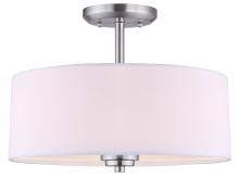 Canarm ISF280A03BPT - Pier 3 Light Semi Flush, Pewter Finish