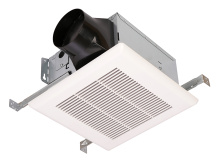 Canarm CNPD100-3 - Ultra Quiet 2-Speed Ceiling Exhaust Fan Selectable 50/80/100 CFM EC Motor Continuous Low Mode