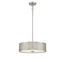 Savoy House Meridian M70108BN - 3-Light Pendant in Brushed Nickel