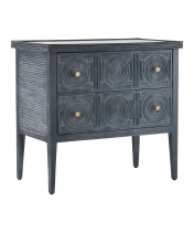 Currey 3000-0217 - Santos Vintage Navy Chest