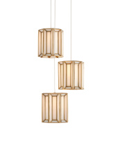 Currey 9000-0889 - Daze 3-Light Round Multi-Drop Pendant