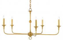 Currey 9000-0369 - Nottaway Small Gold Chandelier