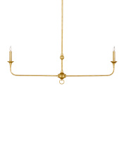 Currey 9000-1256 - Nottaway Linear Gold Chandelier