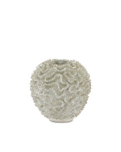 Currey 1200-0296 - Swirl Small White Vase