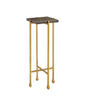 Currey 4000-0171 - Flying Marble Gold Drinks Table