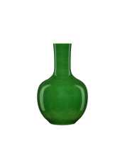 Currey 1200-0577 - Imperial Green Long Neck Vase