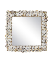 Currey 1348 - Oyster Shell Square Mirror